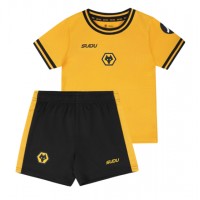 Camiseta Wolves Rayan Ait-Nouri #3 Primera Equipación para niños 2024-25 manga corta (+ pantalones cortos)